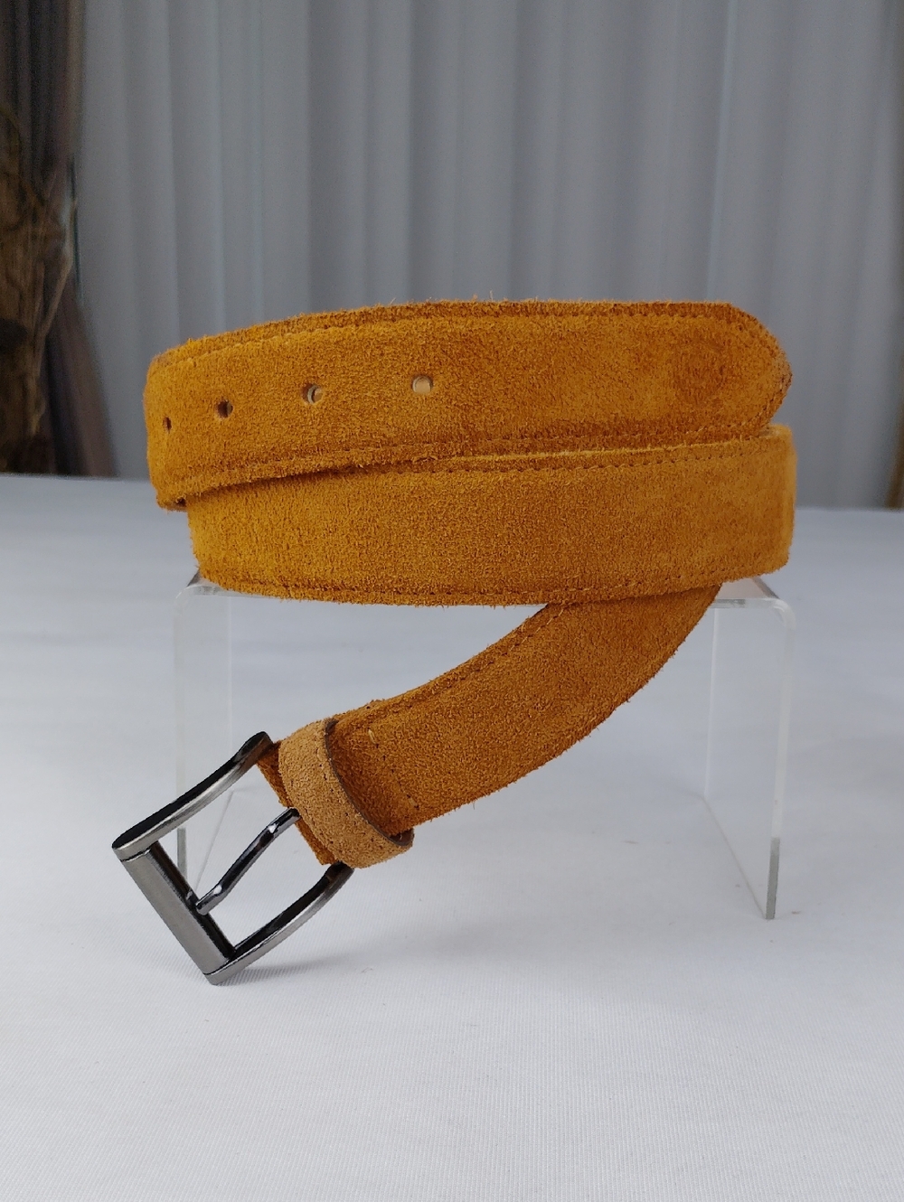 Garcia Irusta Premium Men's Suede Belt.